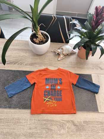 Tee-shirt garçon ml 18 mois MotherCare