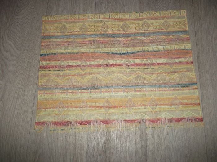 Rideau petite fenêtre multicolore passe tringle NEUF