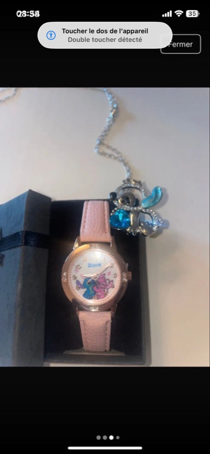 Montre + collier stitch - photo numéro 2