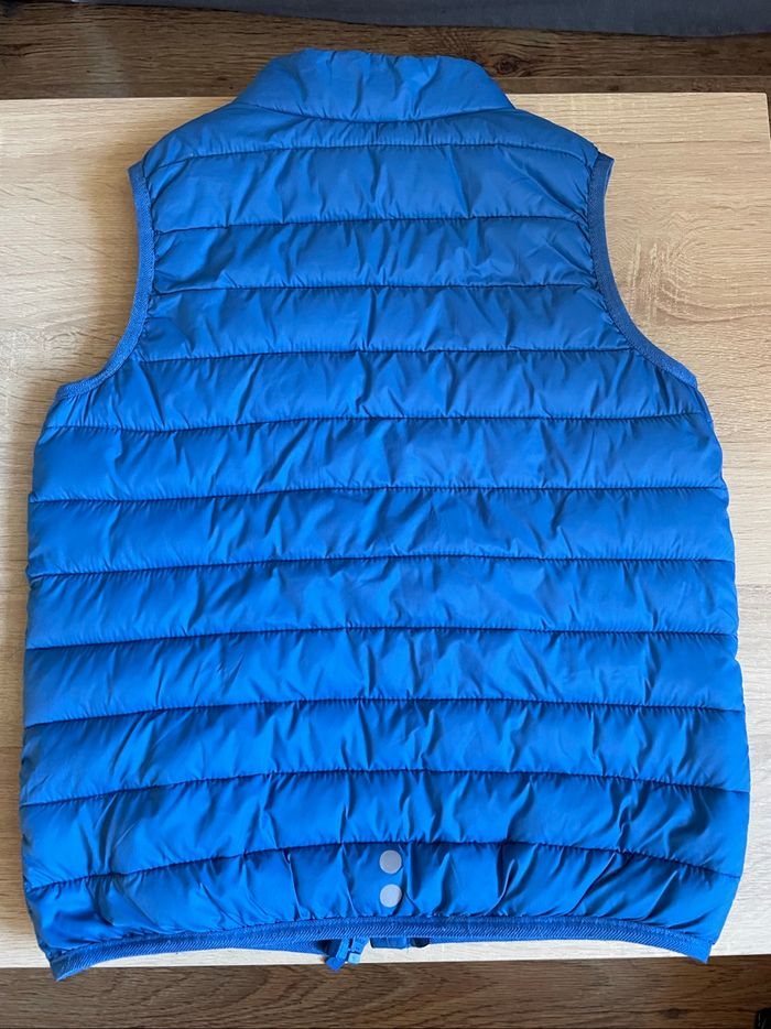 Blouson sans manches bleu 10 ans - photo numéro 3