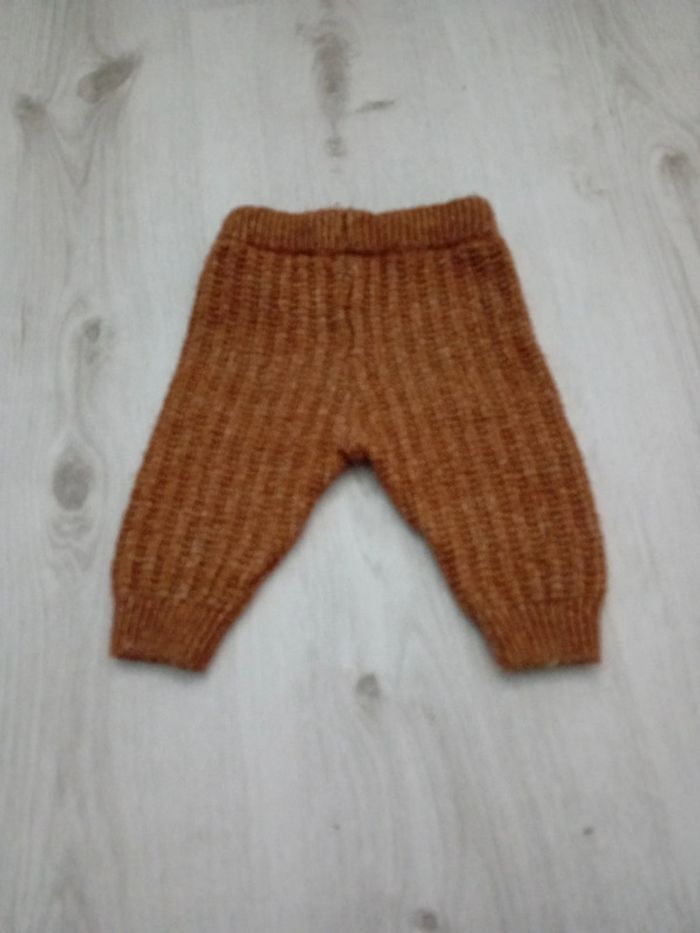 Pantalon en laine 3 mois marron - photo numéro 2