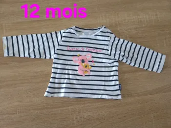 T-shirt manches longues koala 12 mois