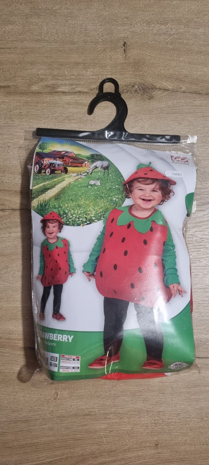 Déguisement fraise 12-36 mois 🍓