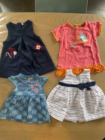 Lot de 4 robes été