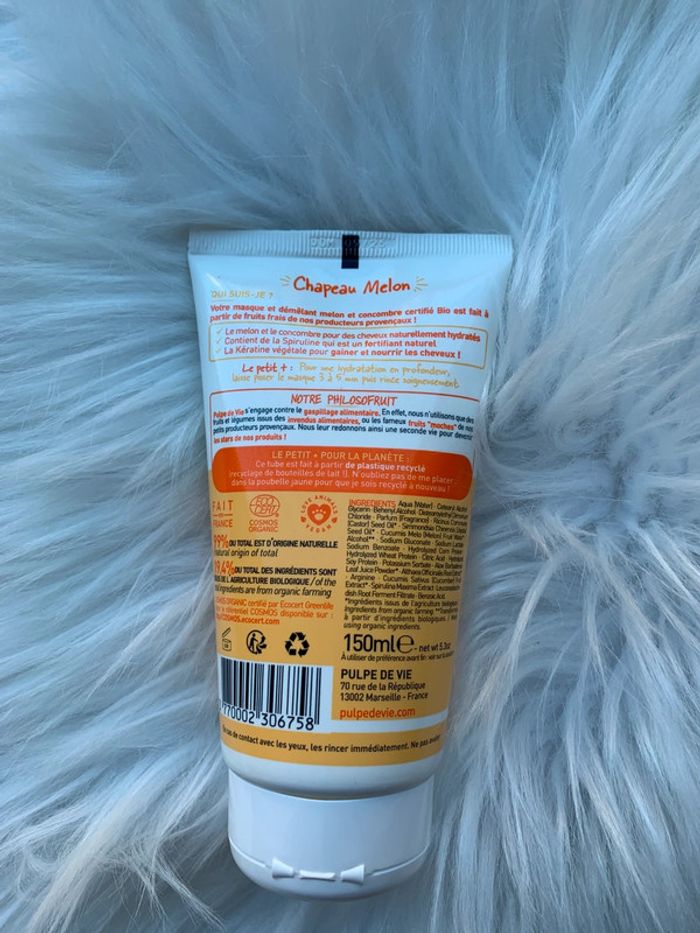 Masque démêlant hydratant bio 150 ml Pulpe de vie - photo numéro 2