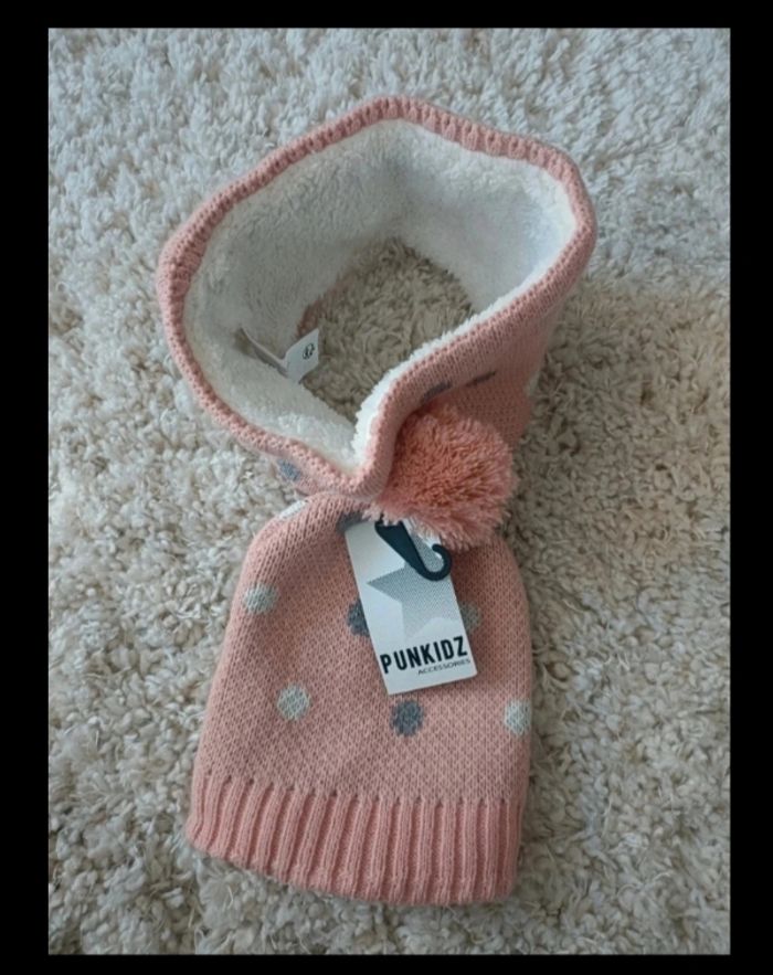 1 bonnet et 1 écharpe punkidz en 8/12 ans - photo numéro 2