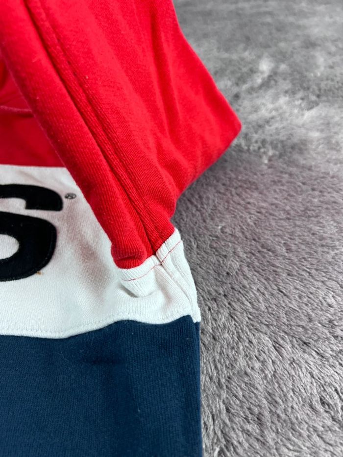 Sweat à Capuche Levi’s 100% coton Rouge, Blanc et Bleu Marine Taille S - photo numéro 12