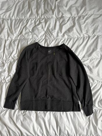 Sweat femme Puma gris anthracite - Taille M