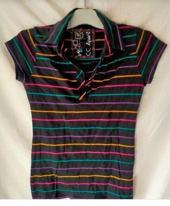 Joli polo multicolore M / 38 / 10·Neuf sans étiquette·CC Sport
