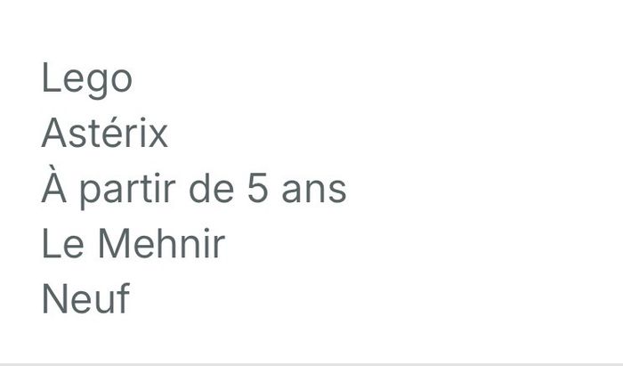 Lego Astérix - photo numéro 2