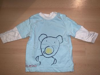 T shirt manches longues garçon taille 9 mois