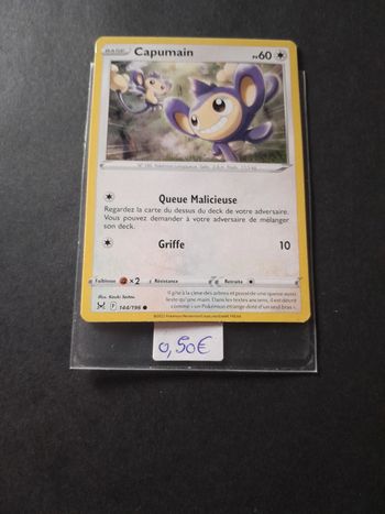 Carte Pokémon Capumain 144/196