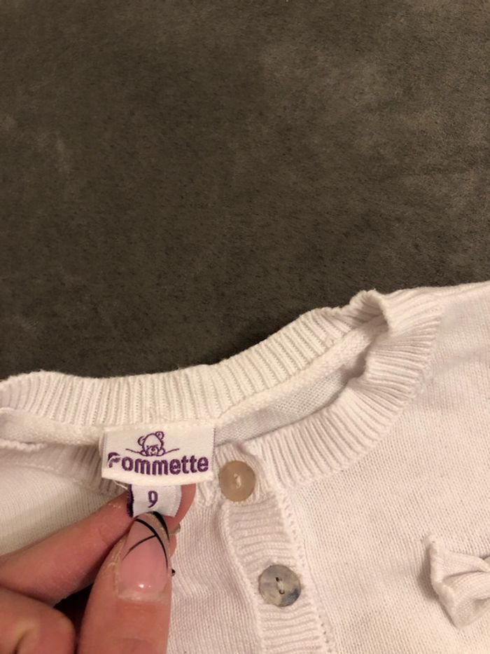 Boléro blanc noeud - photo numéro 3