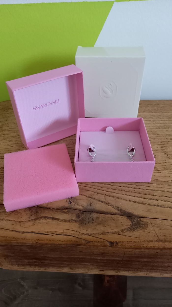 Boucles d'Oreilles Swarovski - photo numéro 3