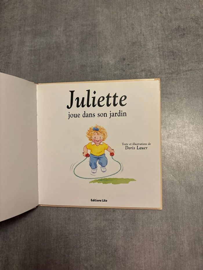 Livre Juliette joue dans son jardin - photo numéro 2