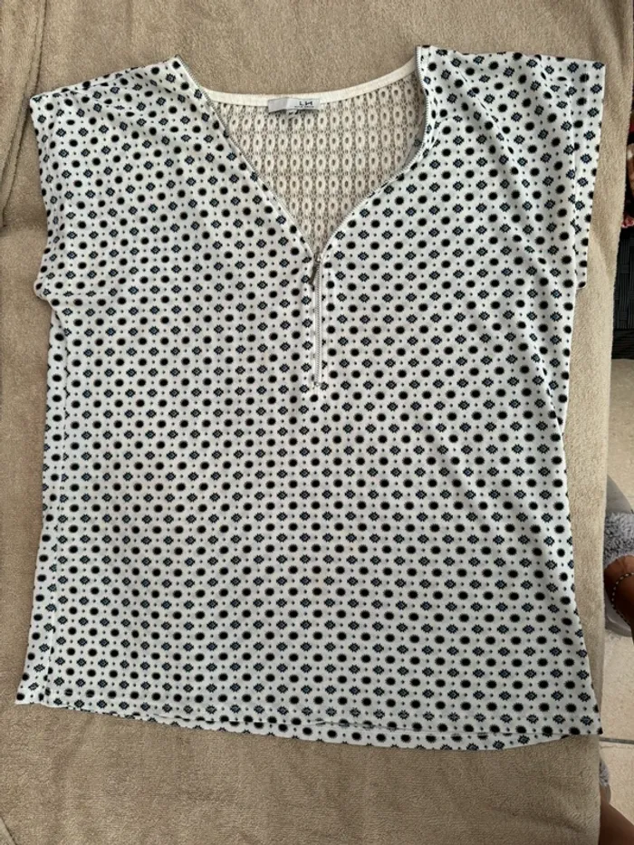 Lot de 14 Tops blouses pulls femme taille M - photo numéro 7