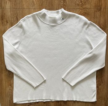 Pull/sweat col haut, blanc Lauren Ralph Lauren (logo brodé), femme, taille : 3X (XXXL)