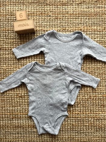 Lot body Kiabi 6mois / 68cm