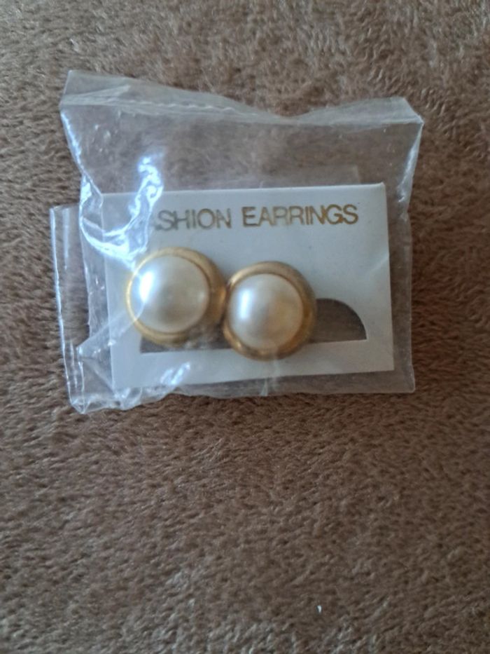 Boucles d'oreilles femme Perles - photo numéro 1