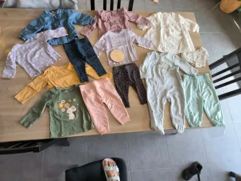 Lot 13 vêtements 6 mois fille