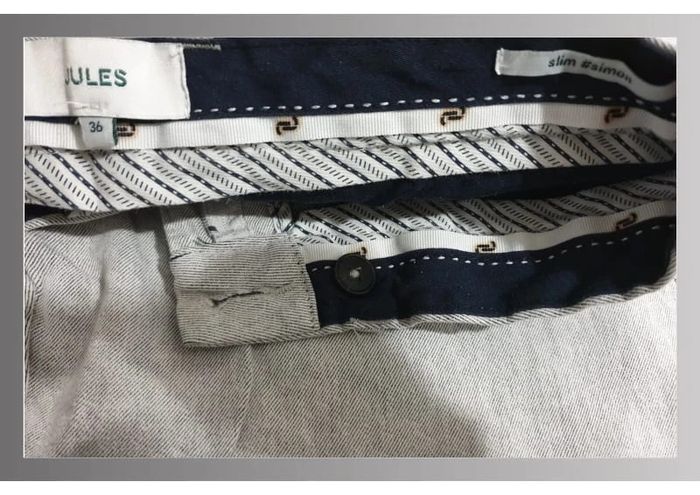 Pantalon homme Jules T36 long 98cm gris chiné - photo numéro 5