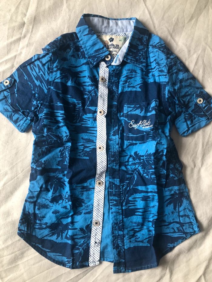 Chemise hawaï complices bleu 5 ans