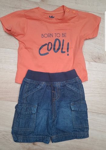 Ensemble t-shirt manches courtes et short
