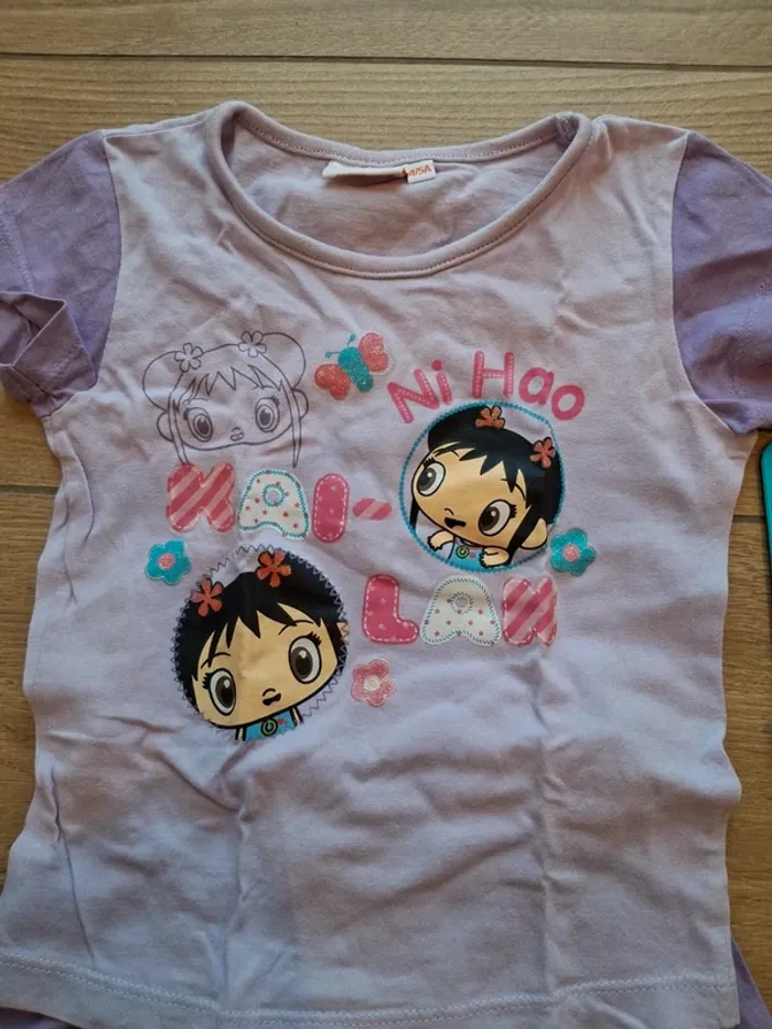 Ensemble short et t-shirt 5 ans Kai-lan très bon état - photo numéro 3