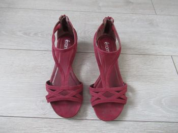 Chaussures sandales été bordeaux Taille 37 Eram