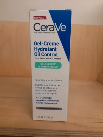 Gel crème peau grasse