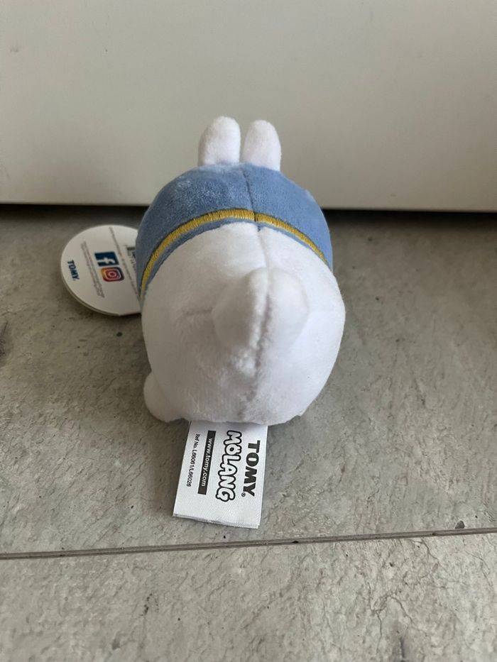 Peluche molang bleu - photo numéro 2