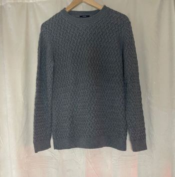 Pull hiver gris