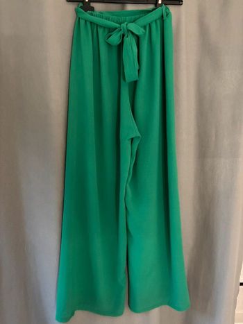 Pantalon fluide vert