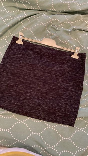 Jupe en coton chiné