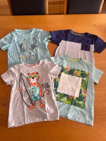 4 t-shirt garçon 5 ans