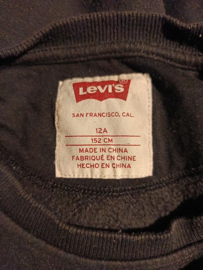 Sweat levis noir - photo numéro 3