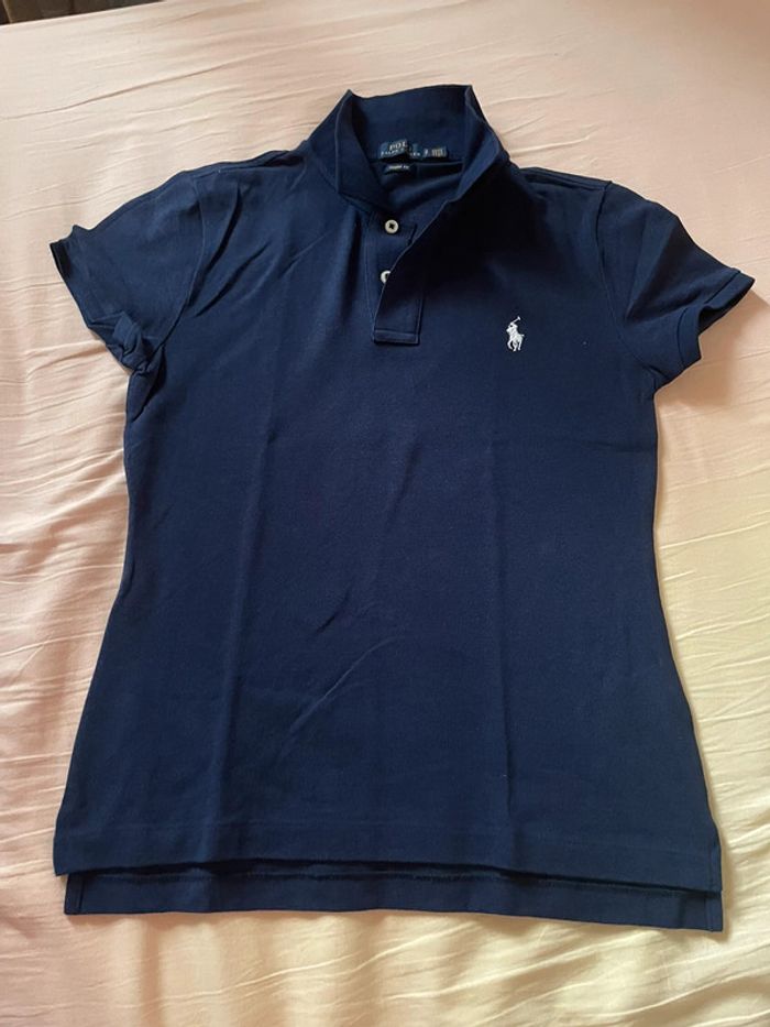 Polo Ralph Lauren bleu marine Skinny fit - photo numéro 2