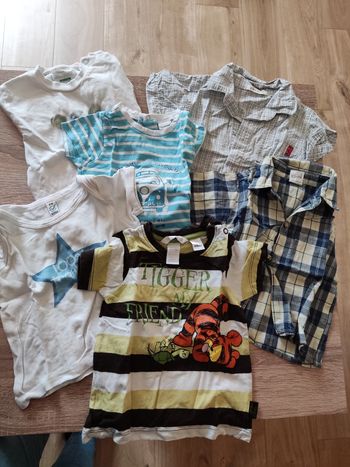 Lot de 6 t-shirts et chemises