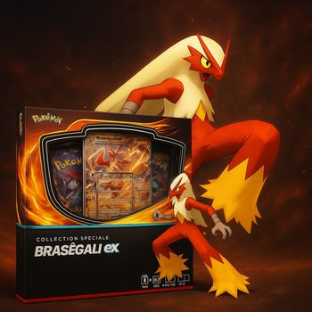 Coffret Pokémon Collection Spéciale Braségali EX - Exclusivité King Jouet