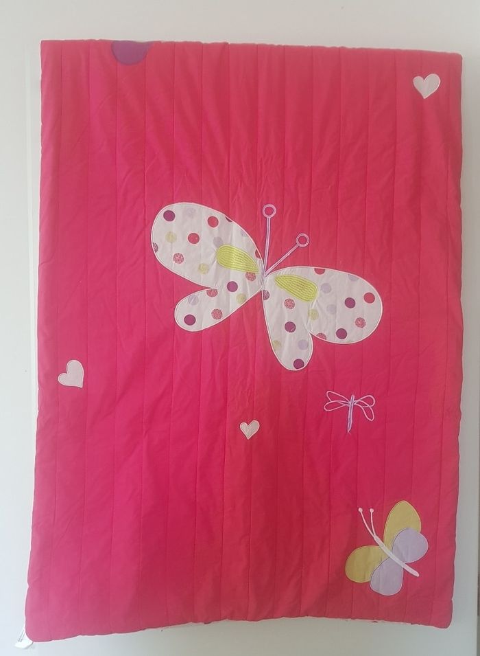 Ensemble tour de lit + couverture + drap housse - photo numéro 2