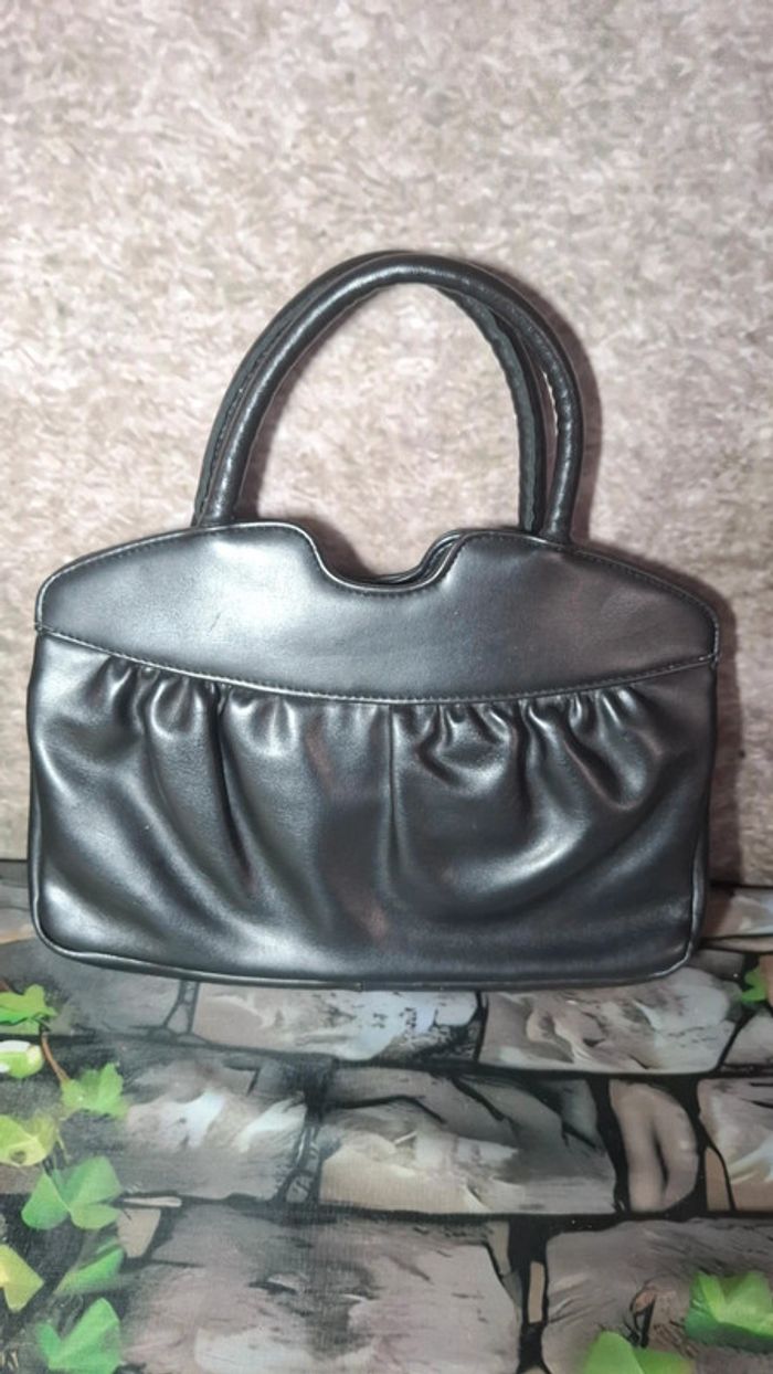 Ensemble sac vintage pochette made in France - photo numéro 7