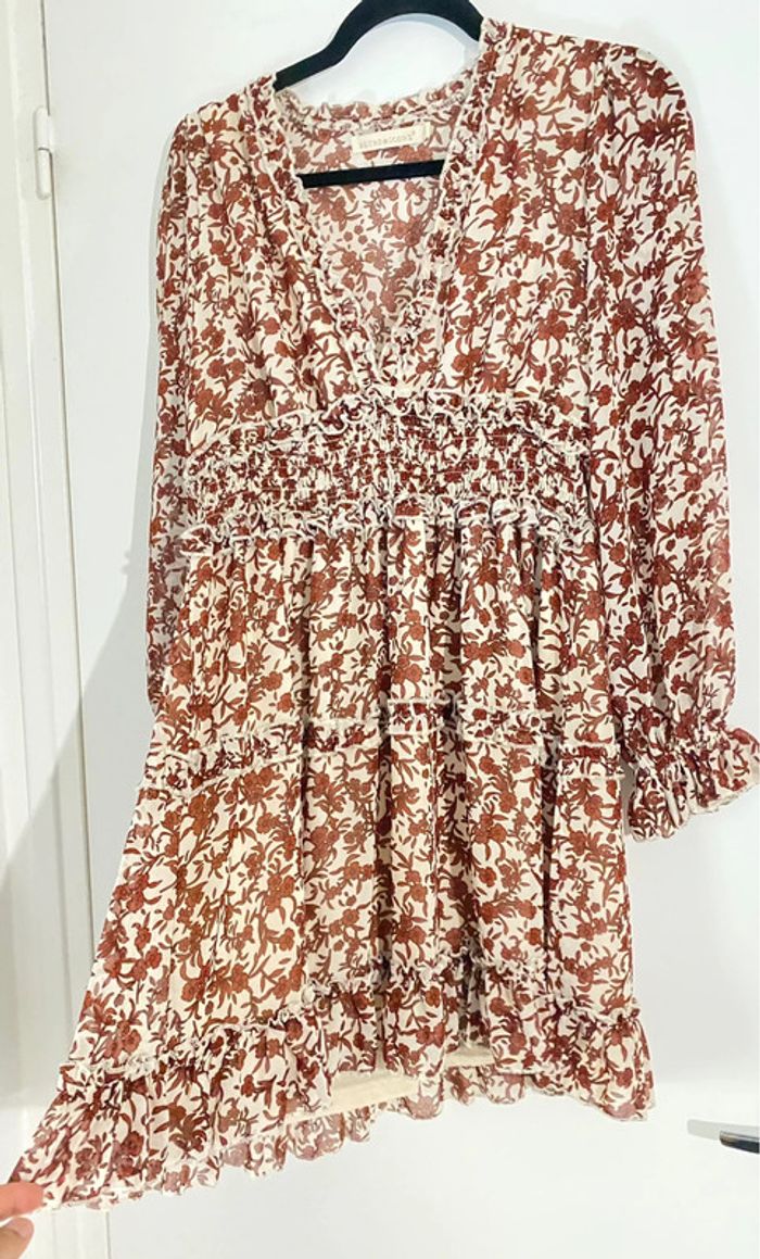 Robe Fleurie Avec Volant Taille S-M - photo numéro 3