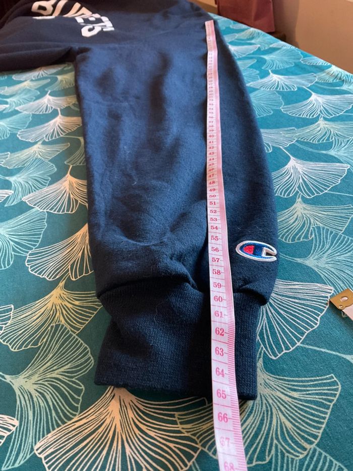 Sweat col rond pour homme Champion bleu marine Taille M 218 - photo numéro 7