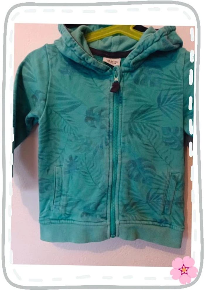 Veste feuillage vert tao 18 mois - photo numéro 3