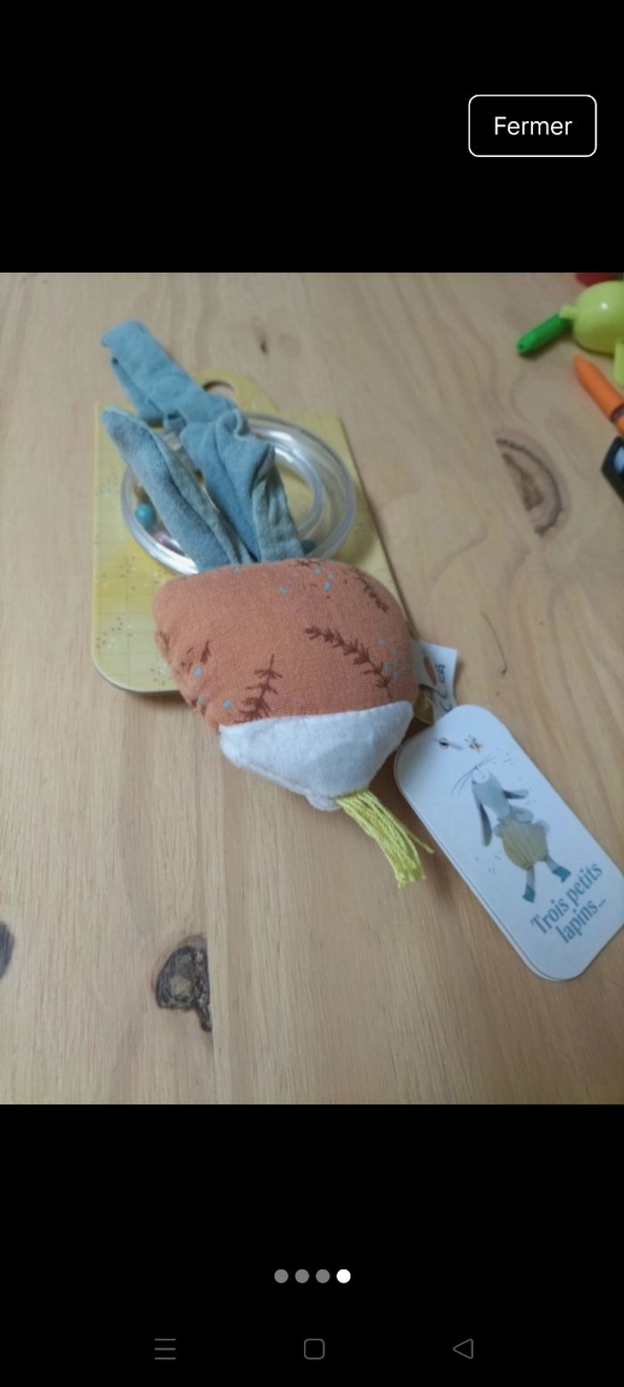 Hochet anneau moulin Roty neuf - photo numéro 4
