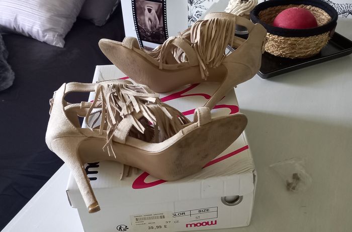 Nu pieds Moom beige - photo numéro 3