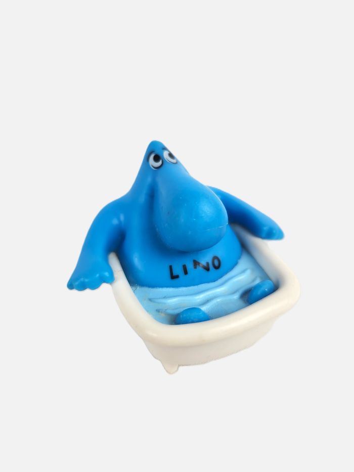 Figurine Lino dans sa baignoire - Dr August Wolff - Vintage