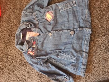 Veste en jean winnie l'ourson