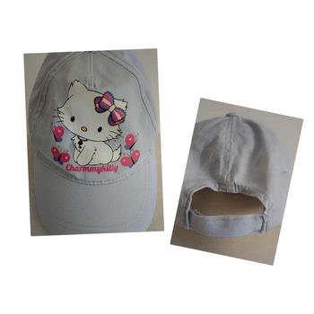 Casquette mauve Hello Kitty taille 52 cm/ 3-4 ans
