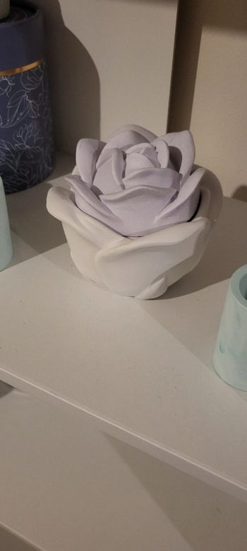 Joli pot en forme de rose